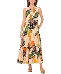 Vince Camuto Women's Sleeveless Tiered Maxi Dress