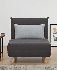 Gold Sparrow 33" Polyester Susie Convertible Chair Bed, Created for Macy's