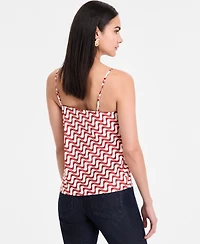 I.n.c. International Concepts Women's Animal-Print Cowlneck Camisole Top, Exclusively at Macy's