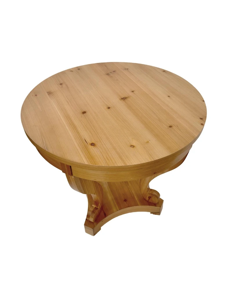 Streamdale Farmhouse Style Round End Table, Coffee Table for Home