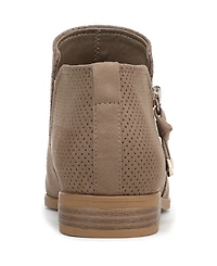 Dr. Scholl's Women's Reverie Block Heel Zip Short Boots