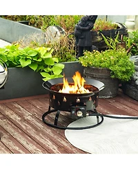 Streamdale Mini Fire Pit Portable Camping Stove with Lava Rocks