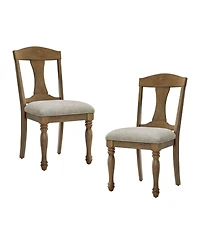 Streamdale Mid-Century Modern Upholstered Dining Chairs (Set of 2) for Kitchen, Living Room