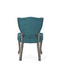 Streamdale Traditional Button Tufted Dining Chair with Scrolled Legs