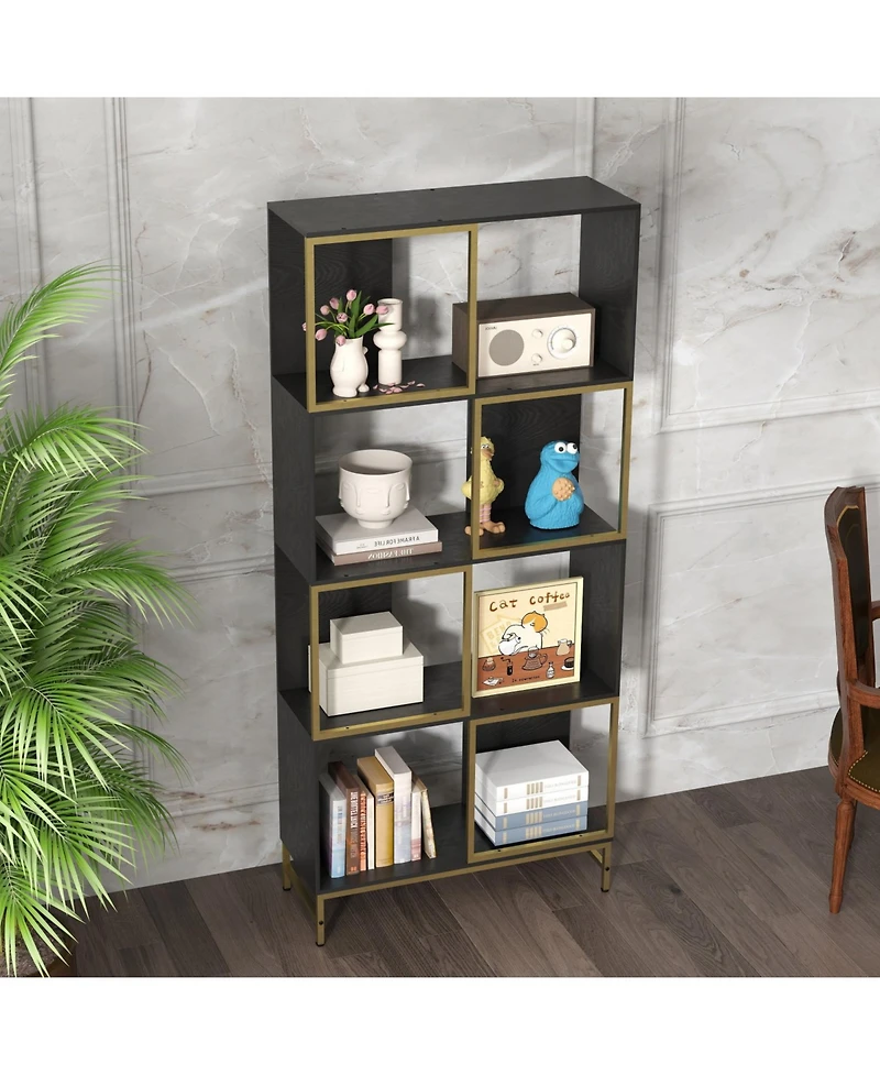 Streamdale 4-Tier Storage Shelf Corner Shelf for Living Room