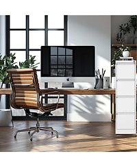 Streamdale 4-Drawer Steel Vertical File Cabinet with Lock