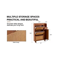 Streamdale Modern Minimalist Shoe Cabinet (37.4")