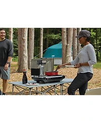 Coleman Tabletop Propane Gas Camping 2-in-1 Grill/Stove, 2-Burner