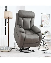 Streamdale Power Lift Chair, Dark Gray Cashmere
