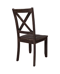 Streamdale 3-Piece Wood Drop Leaf Breakfast Nook Dining Chairs