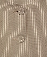 Mango Women's Striped Lyocell Suit Vest
