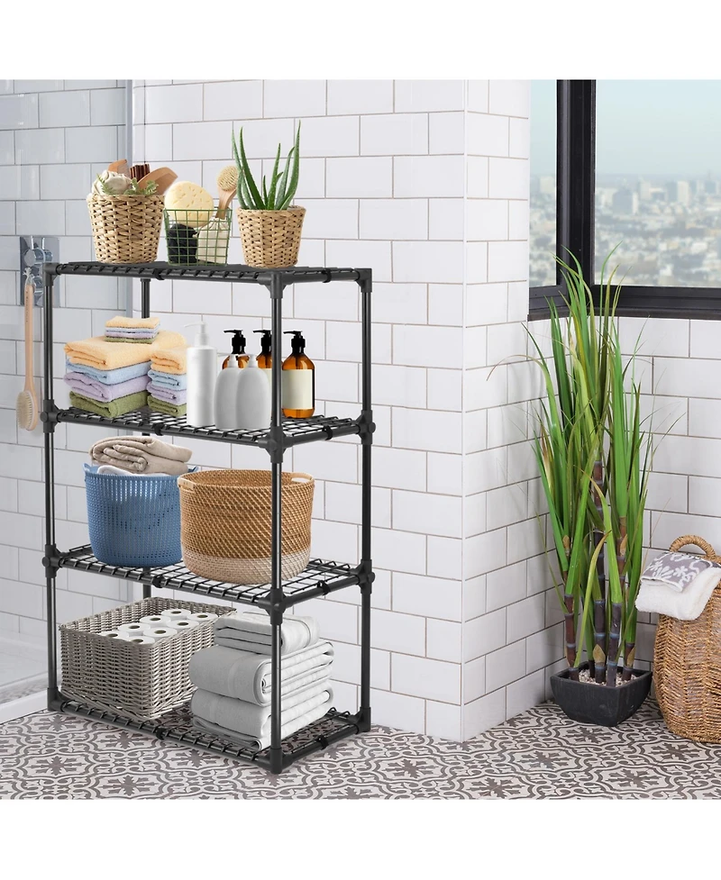 Streamdale Heavy-Duty 4-Shelf Wire Rack