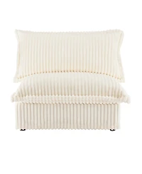 Streamdale Koala Armless Sofa - Cream