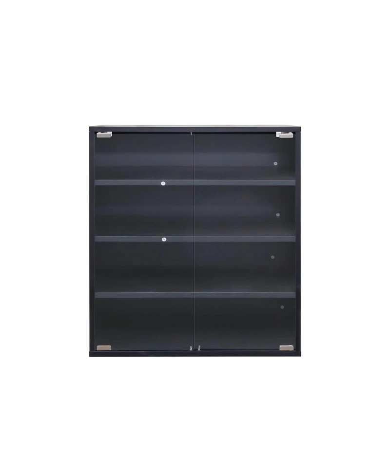 Streamdale Rgb Led Shoe Storage Box with Glass Door, Stackable (4 Tier-1)