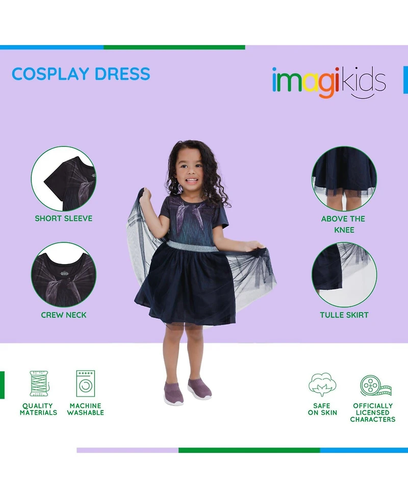 Wicked Toddler Girls Universal Studios Cosplay Tulle Dress to (2T - 14-16