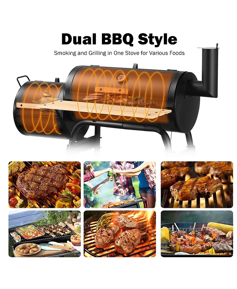 Outdoor Bbq Grill Barbecue Pit Patio Cooker
