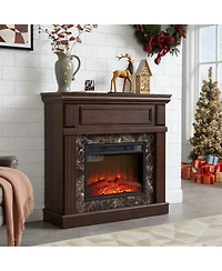 Streamdale Electric Fireplace Mantel with Firebox