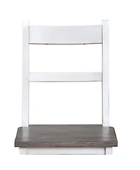 Streamdale Solid Wood Foldable Ladderchair Dual Purpose Stepladders Step Display Stand Flower Stand forHome,Library,Kitchen