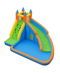 Inflatable Mighty Bounce House Jumper with Water Slide without Blower