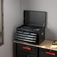 24 Inch Tool Chest Case with 6 Drawers and Top Storage for Garage Repair Shop & Warehouse