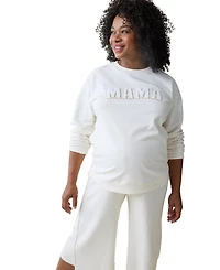 Ingrid + Isabel Maternity Mama Fleece Postpartum Sweater