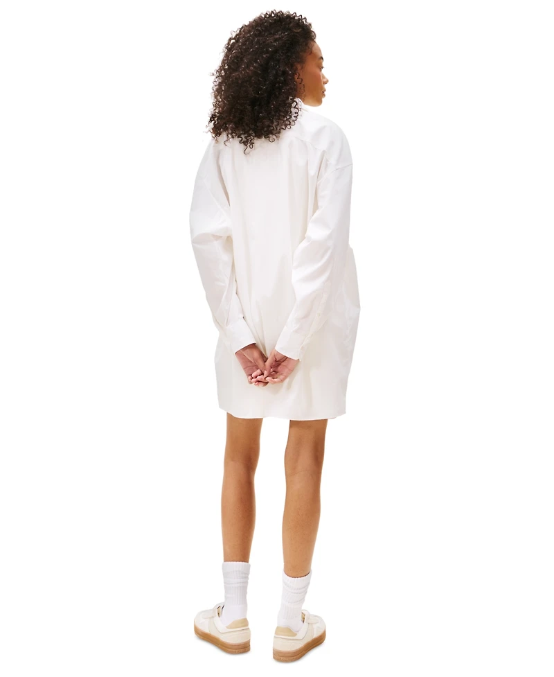 Tommy Jeans Women's Cotton Oversized Mini Shirt Dress