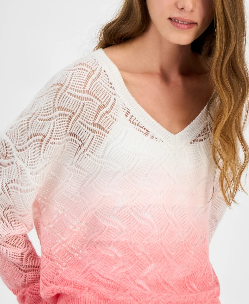 Boss Orange Women's Ombre Pointelle Sweater