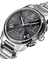Balmain Men's Swiss Chronograph Madrigal Stainless Steel Bracelet Watch 42mm