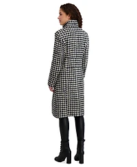 Karl Lagerfeld Paris Women's Zip-Front Boucle Coat, Created for Macy's
