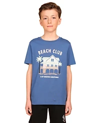 B By Brooks Brothers Big Boys Beach Club Graphic T-Shirt