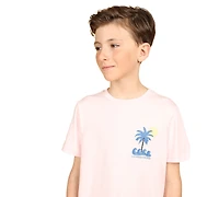 B By Brooks Brothers Big Boys Tropical Graphic T-Shirt