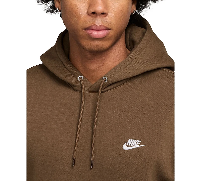 Nike Club Men's Pullover Fleece Logo Hoodie