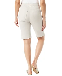 Gloria Vanderbilt Women's Amanda 11" Bermuda Denim Shorts