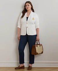 Lauren Ralph Plus-Size Mid-Rise Straight Jean