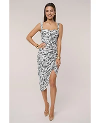 Jluxlabel Women's Florine Print Midi Dress