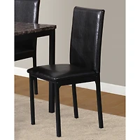 Streamdale Furniture Citico 5-Piece Metal Dinette Set with Laminated Faux Marble Top