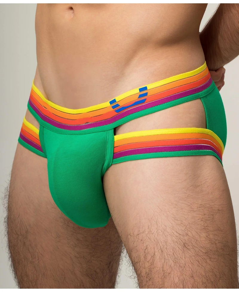 Rounderbum Men's Rainbow Rush Holster Brief