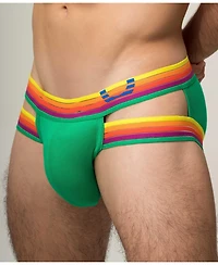 Rounderbum Men's Rainbow Rush Holster Brief