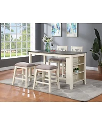 Streamdale Contemporary Dining Chairs Set of 2 with Wooden Seat