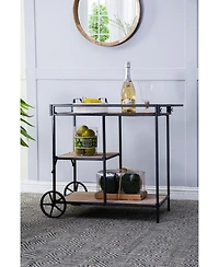 W2078 32.3x15.7x26.8" Shelf With Wheel