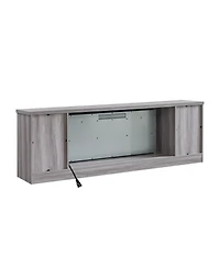 Streamdale 75" Fireplace Tv Stand for TVs up to 80",with 44" Electric Fireplace