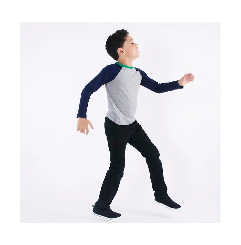 Mightly Toddler Fair Trade Organic Cotton Long Sleeve T-Shirts, 2-pack