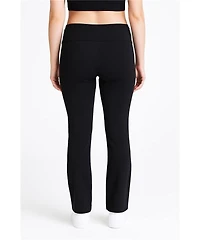 Motherhood Maternity Roll Over Waistband Flare Legging