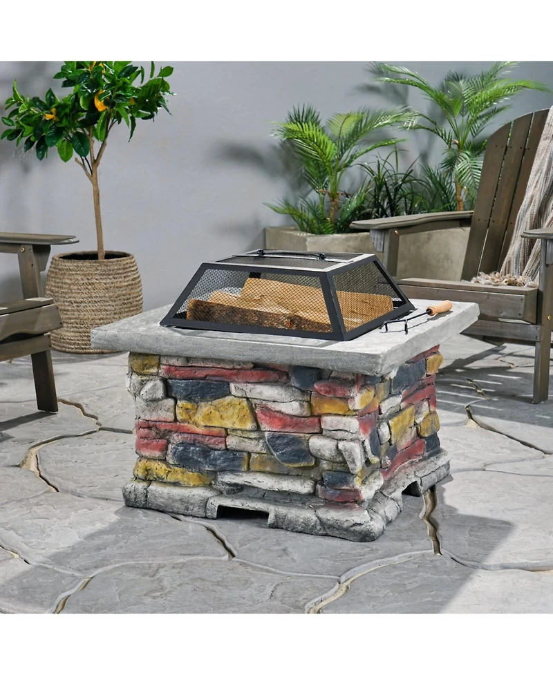 Streamdale Corporal Square Fire Pit Warmth And Style For Your Backyard