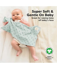 KeaBabies 6pk Shea Baby Burp Cloths for Boys and Girls, Burping Babies, Newborn