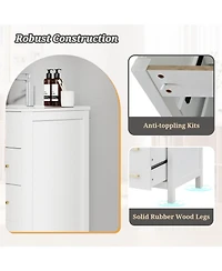 Single Bathroom Vanity with 2 Drawers and 1 Door