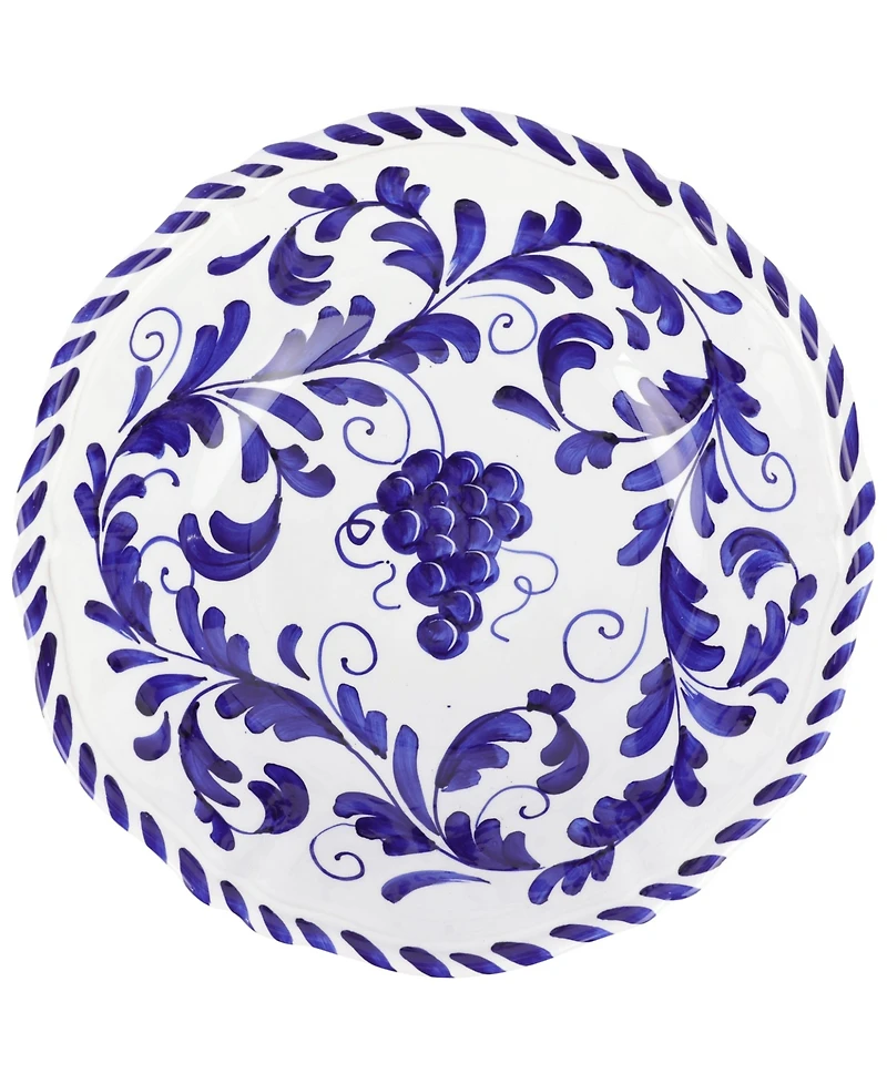 Vietri Arezzo Cobalt Serving Bowl