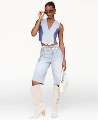 Avec Les Filles Women's Colorblocked Vest