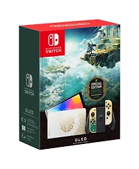 Nintendo Switch Oled Legend of Zelda: Tears of the Kingdom Edition with Mario Maker 2