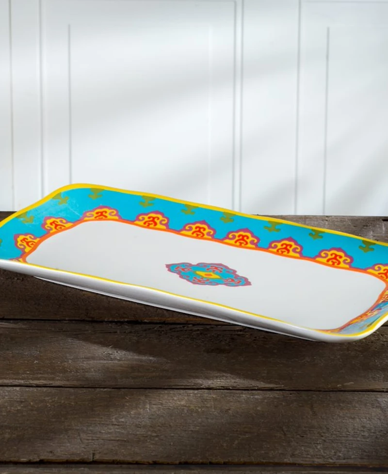 Euro Ceramica Galicia Rectangular Serving Tray